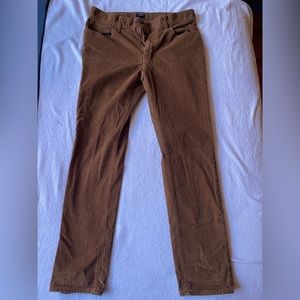 J. Crew mens slim fit corduroy pants